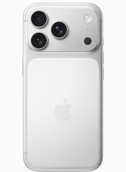 iPhone 17 Pro, Farbe Silber, Rückseite